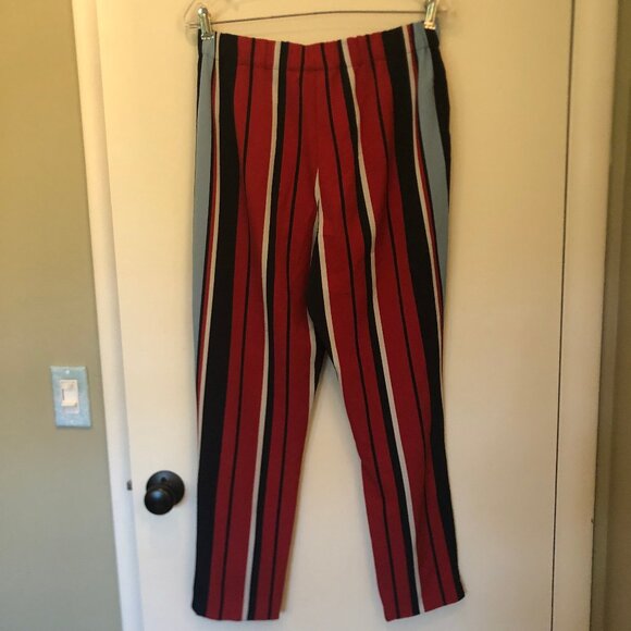 Romeo & Juliet Couture vertical-stripe pants w/ pockets sz M - Picture 8 of 10